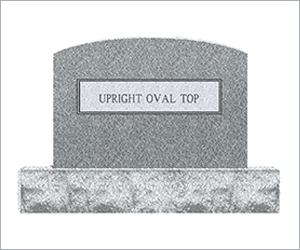 Upright Oval Top Image